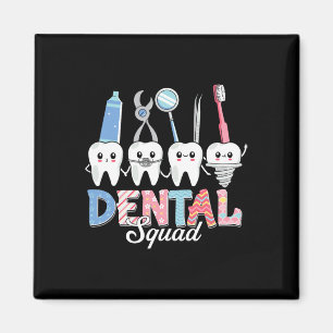 Lustiges Oster-Dental-Team für die Zahnpraxis-Hygi Magnet