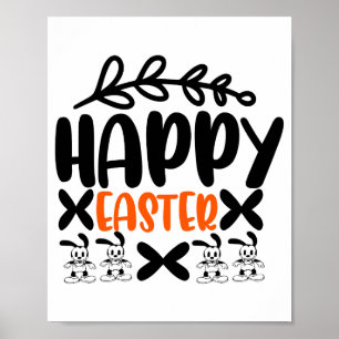 Lustiges Oster-Eier-Such-T-Shirt Poster