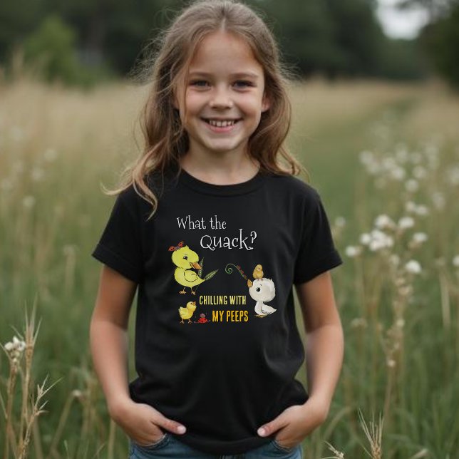 Lustiges Oster-Shirt - Chillen mit meinen Kumpels T-Shirt (Funny Easter Shirt - Chilling with my Peeps)