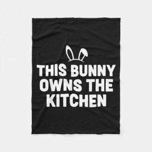 Lustiges Osterhase-Zitat: Dieser Hase besitzt die Fleecedecke