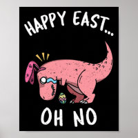 Lustiges Ostern Frohe Ostern... Oh Nein Trex Rosa