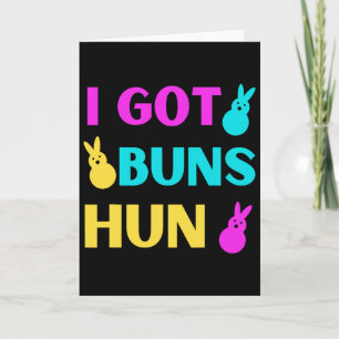 Lustiges Ostern - Ich habe Marshmallow-Bonbons-Bun Karte