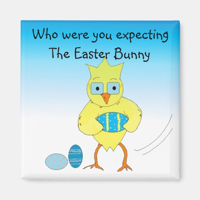 Lustiges Ostern Magnet (Vorne)
