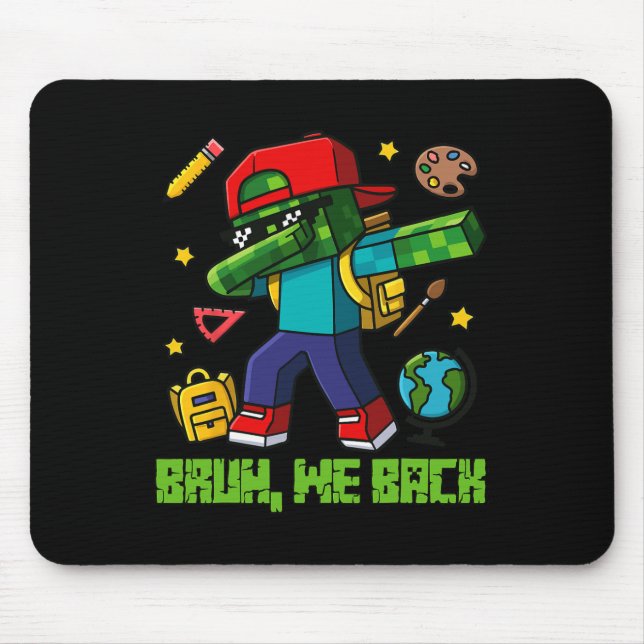 Lustiges Oversize-Design Ck zur Schule  Mousepad (Vorne)