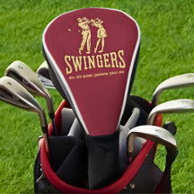 Lustiges Paar individuell Golf-Geschenk passend