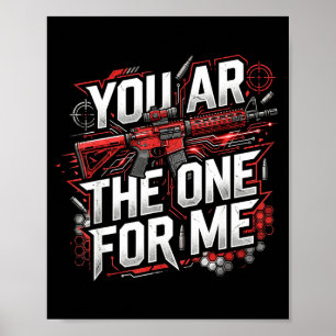 Lustiges Paar passend valentine ar der eine für Poster