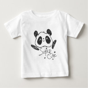 Lustiges Panda-T-Shirt, Geschenk für Tierliebhaber Baby T-shirt