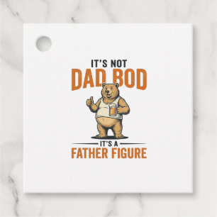 Lustiges Papa-Bod-Vaterfigur-Bär-Bier-Shirt_1 Geschenkanhänger