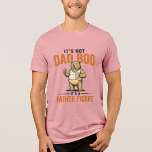 Lustiges Papa-Bod-Vaterfigur-Bär-Bier-Shirt_1 Tri-Blend Shirt