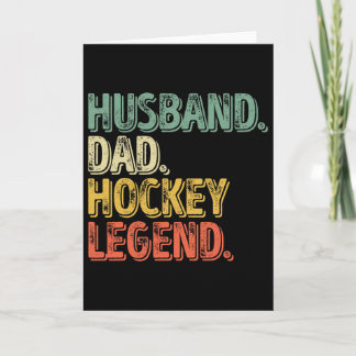 Lustiges Papa-Hockey-Legende-Fathers-Day-Geschenk  Karte