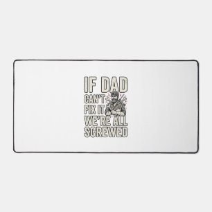 Lustiges Papa Mechaniker Wenn Papa es nicht repari Schreibtischunterlage