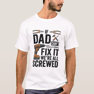 Lustiges Papa-Reparatur-Tool-Zitat-Vektordesign_ T-Shirt
