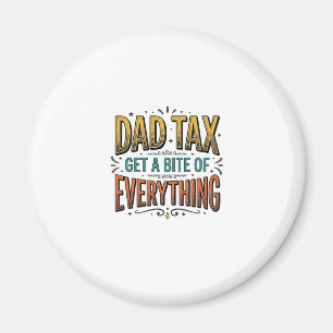 Lustiges Papa Steuer Vintage Gravur Shirt Design_1 Magnet