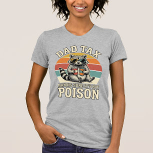Lustiges Papa Steuer Waschbär Vintage T-Shirt Desi