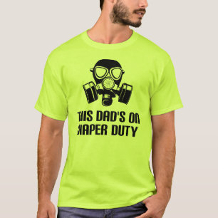Lustiges Papa-T-Shirt mit Windel T-Shirt