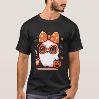 Lustiges passendes Halloween-Kostüm Boo Eis Kaffee T-Shirt