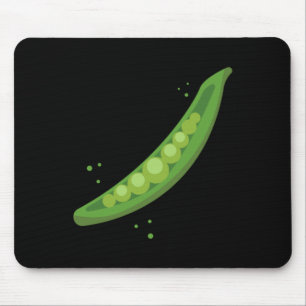 Lustiges passendes Paar-Outfit für Männer Erbsensc Mousepad