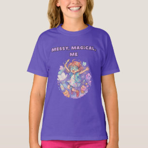 lustiges Pastell-künstlerisch Girls-Shirt T-Shirt