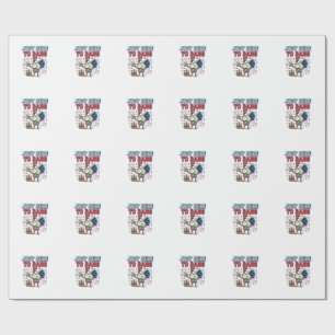 Lustiges Patriotisches Hahn Feuerwerk Bier T-Shirt Geschenkpapier