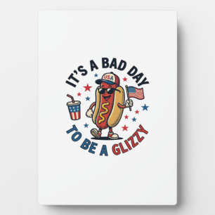 Lustiges Patriotisches Hot Dog Vintage Gravur Shir Fotoplatte