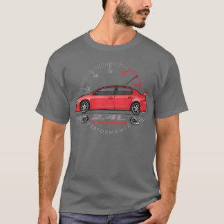 Lustiges Performance-Rotes Auto T-Shirt