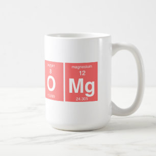 Lustiges Periodensystem "OMG " Kaffeetasse