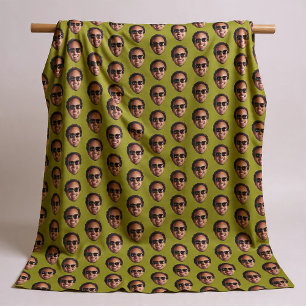 Lustiges personalisiertes Gesichtsfoto Fleecedecke