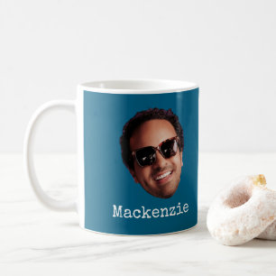 Lustiges Personalisiertes Gesichtsfoto Kaffeetasse