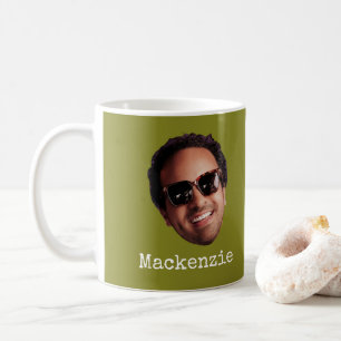 Lustiges Personalisiertes Gesichtsfoto Kaffeetasse