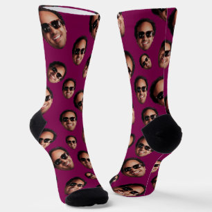Lustiges Personalisiertes Gesichtsfoto Socken