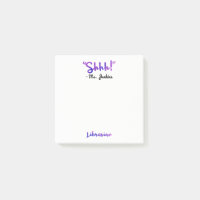 Lustiges personalisiertes Shhh!