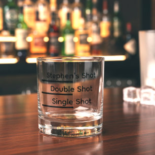 Lustiges Personalisiertes Shotglas  Whiskyglas