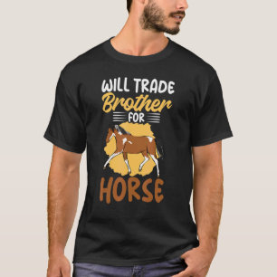 Lustiges Pferd für Frauen Schwester T-Shirt