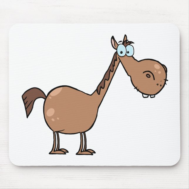 Lustiges Pferd Mousepad (Vorne)