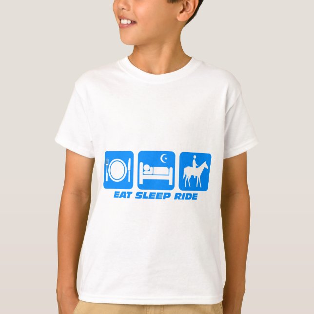 Lustiges Pferd T-Shirt (Vorderseite)