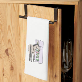 Lustiges Pferdeliebhaber-Geschenk Frosty Forage Geschirrtuch