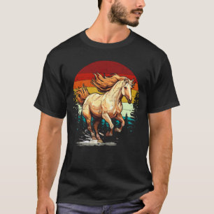 Lustiges Pferdereiten Wiehern Equestrian Bauernhof T-Shirt