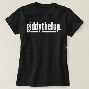 Lustiges Pferderennen Vintage Giddythefup KY Derby T-Shirt