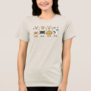 Lustiges Pi-Tag-Gans-T-Shirt Tri-Blend Shirt