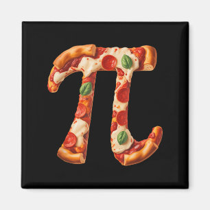 Lustiges Pi-Tag-Pizza-Mathematik-Design für Lehrer Magnet