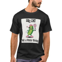 Lustiges Pickle-Playing-Pickleball-Big-Dill-T-Shir