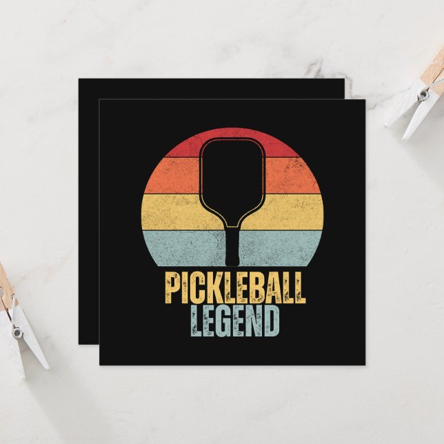 Lustiges Pickleball (Vorderseite/Rückseite Beispiel)