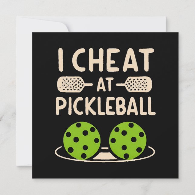 Lustiges Pickleball (Vorderseite)