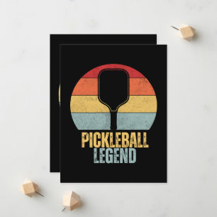 Lustiges Pickleball Ankündigung