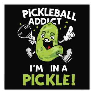 Lustiges-Pickleball Fotodruck
