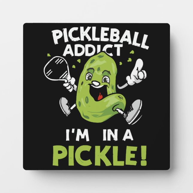 Lustiges-Pickleball Fotoplatte (Vorderseite)
