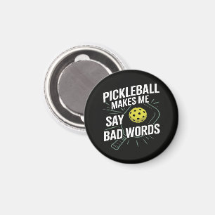 Lustiges Pickleball Lässt Mich Schlechte Wörter Sa Magnet