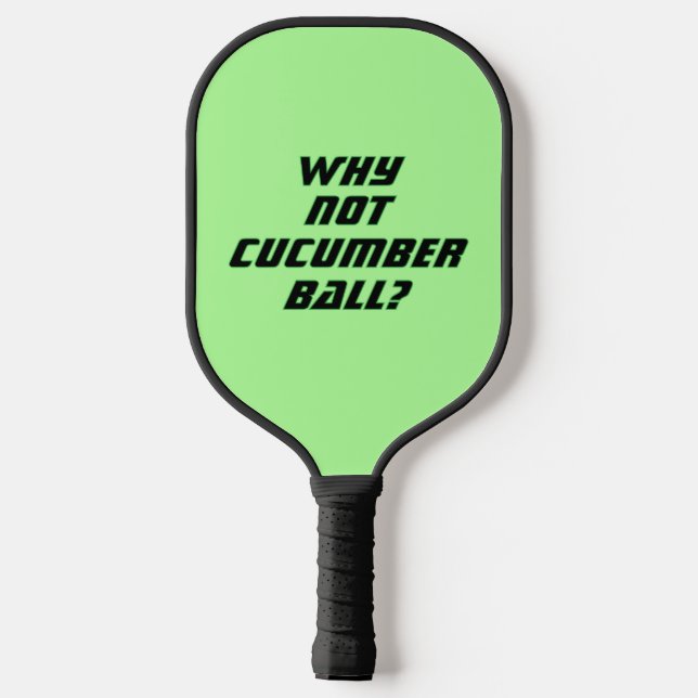 Lustiges Pickleball-Paddel in Grün Pickleball Schläger (Rückseite)