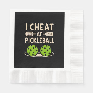 Lustiges Pickleball Serviette