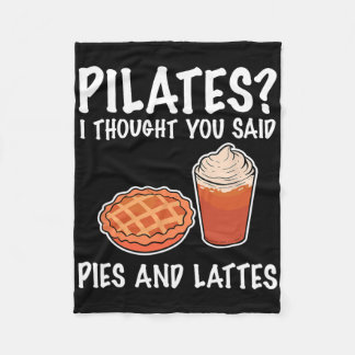 Lustiges Pilates Ich dachte, du hättest Kuchen und Fleecedecke